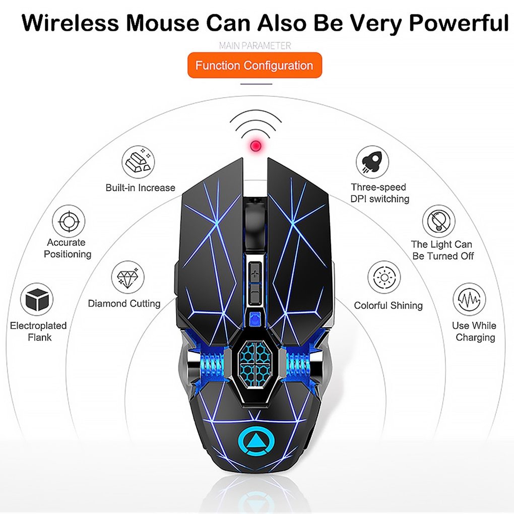 Silver Eagle A7 Rechargeable Wireless Mouse