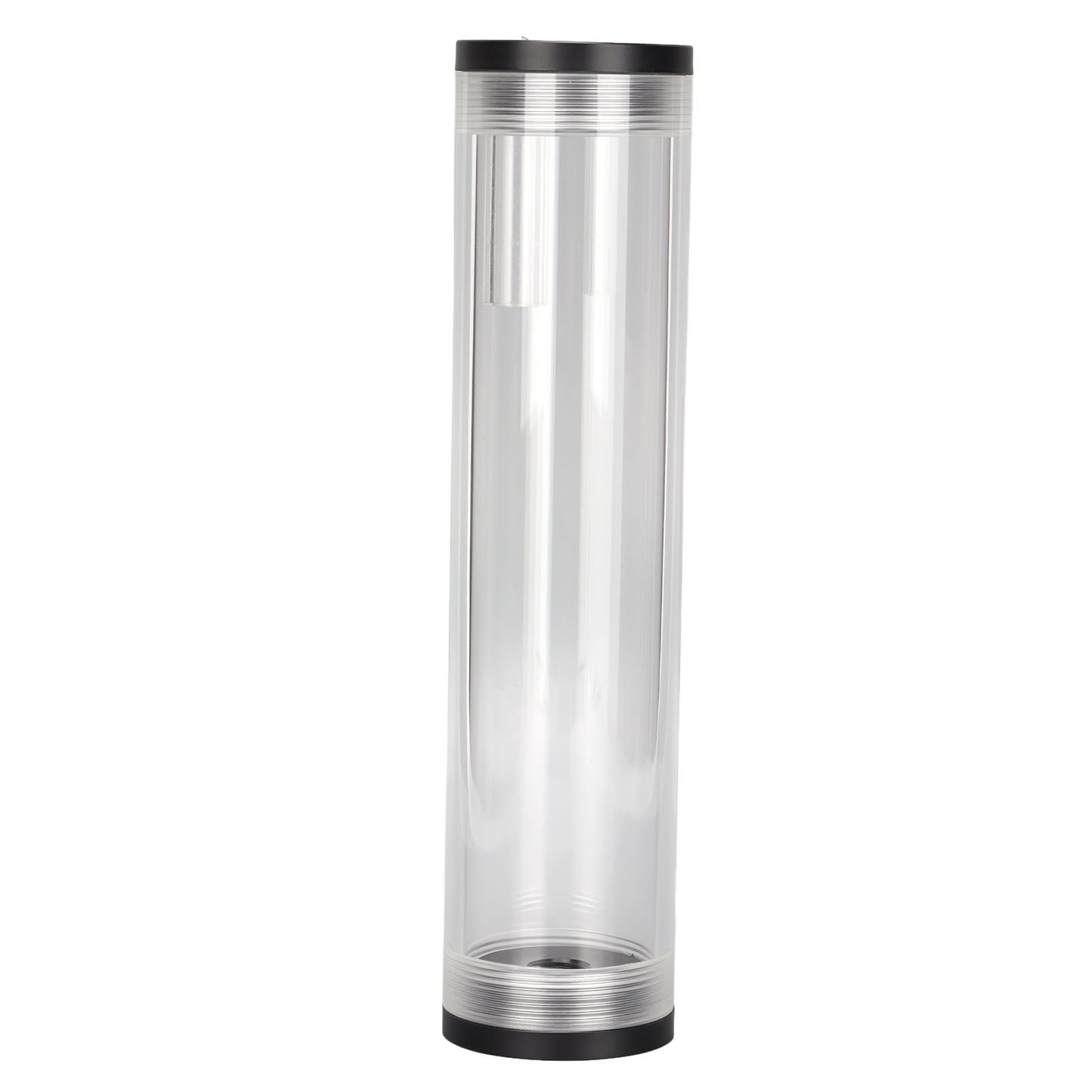 Water Cooling Reservoir 210mm/8.3in Length Acrylic Plastic Material 3 Holes G1/4in Thread Low Noise PC Cooling Tank