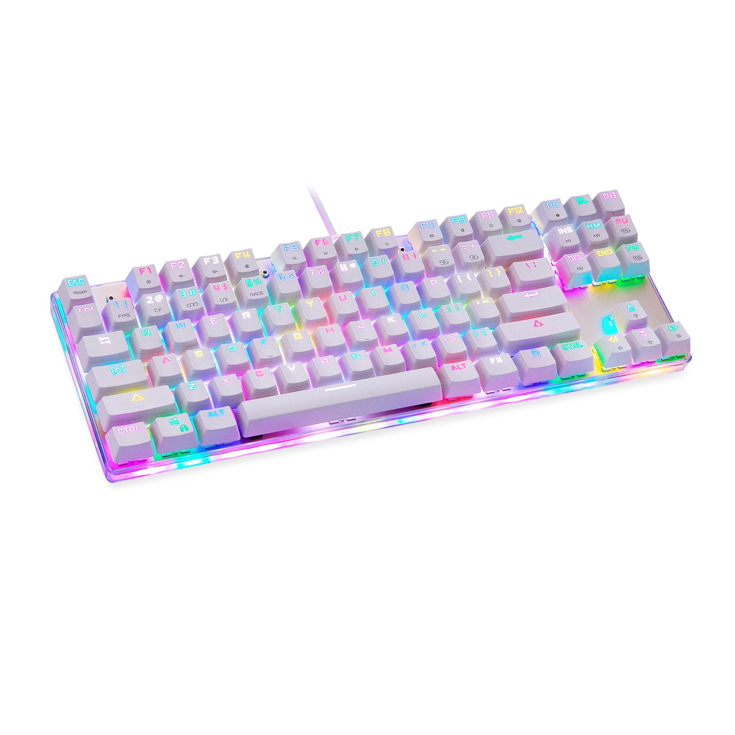 Mechanical Keyboard Transparent Bottom Cover RGB