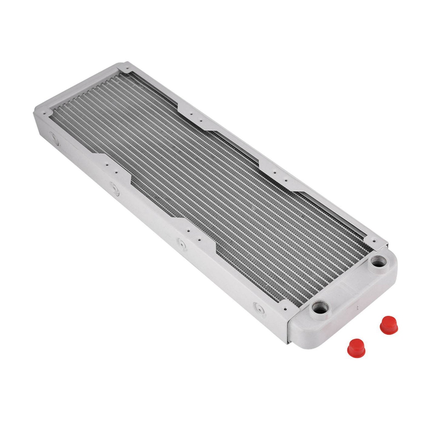 Aluminum Radiator Heat Sink Water Cooling Liquid Heat Exchanger White (360mm)