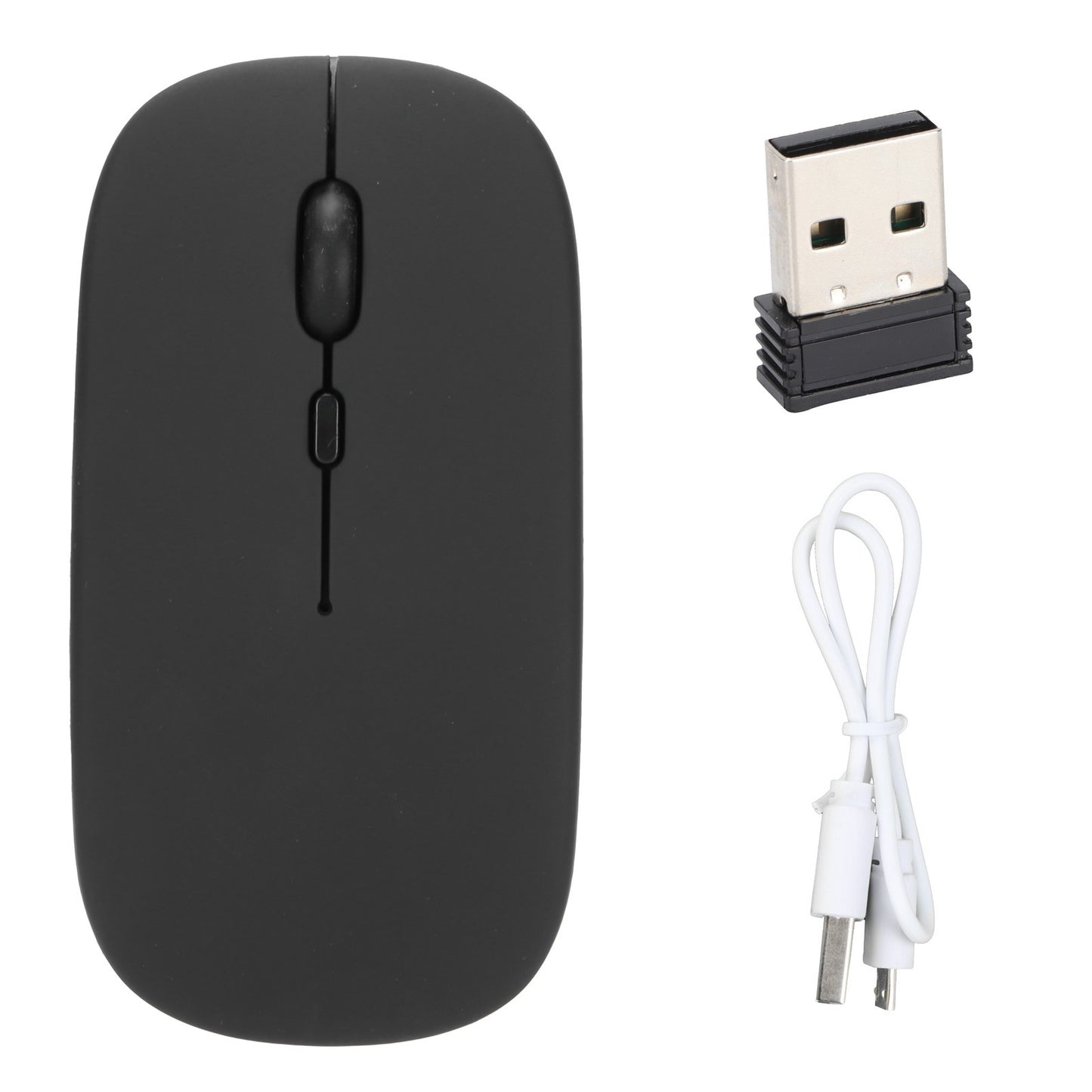 Wireless Mouse Rechargeable DualMode 2.4G Ergonomic Mute Optical Computer Accessories